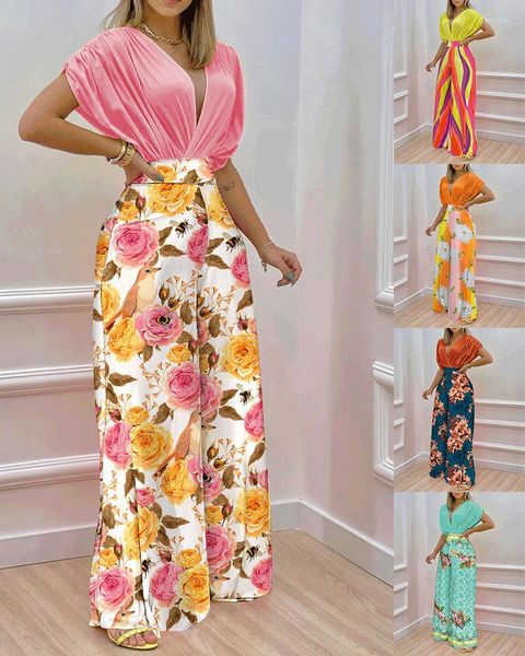 women's two piece pants 2022 summer causal set for women fashion v-neck bat sleeve printed wide-leg suit casual print, White
women's two piece pants 2022 summer causal set for women fashion v-neck bat sleeve printed wide-leg suit casual print, White