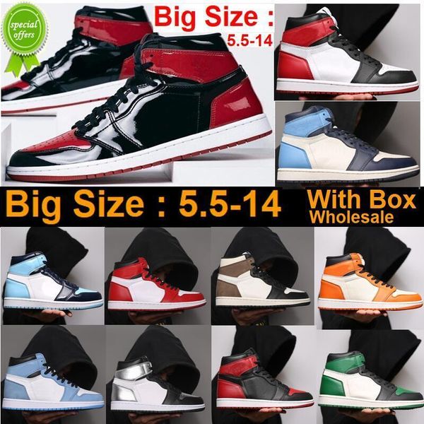 women men big size 36-48 large basketball shoes 1 bred patent 1s white university blue satin black toe pine green mid banned dark mocha
women men big size 36-48 large basketball shoes 1 bred patent 1s white university blue satin black toe pine green mid banned dark mocha