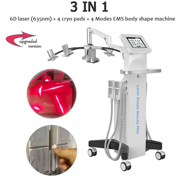 spa use 6d lipolaser slimming machine ems cryo pads slim fat removal diode laser 635nm red weight loss cavitation body shape skintighten red
spa use 6d lipolaser slimming machine ems cryo pads slim fat removal diode laser 635nm red weight loss cavitation body shape skintighten red