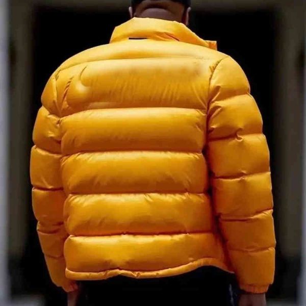 Image of Winter yellow down jacket men&#039;s Nocta designer Down coat back big thickened bread Jacket men and women fashion warm