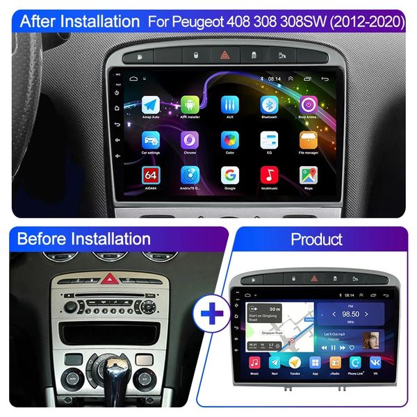 android car video dvd player 9 inch gps combination for peugeot 408 2010-2013 touch screen with wifi radio mirror link tv
android car video dvd player 9 inch gps combination for peugeot 408 2010-2013 touch screen with wifi radio mirror link tv