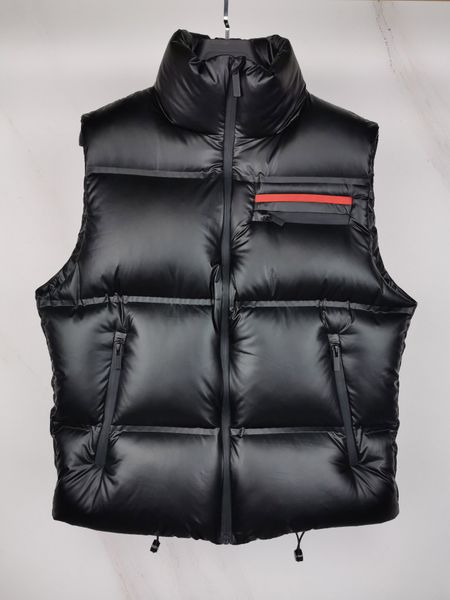winter brand designer vest fashionable comfortable warm outdoor windproof material luxury zipper mens black down vest, Black;white
winter brand designer vest fashionable comfortable warm outdoor windproof material luxury zipper mens black down vest, Black;white
