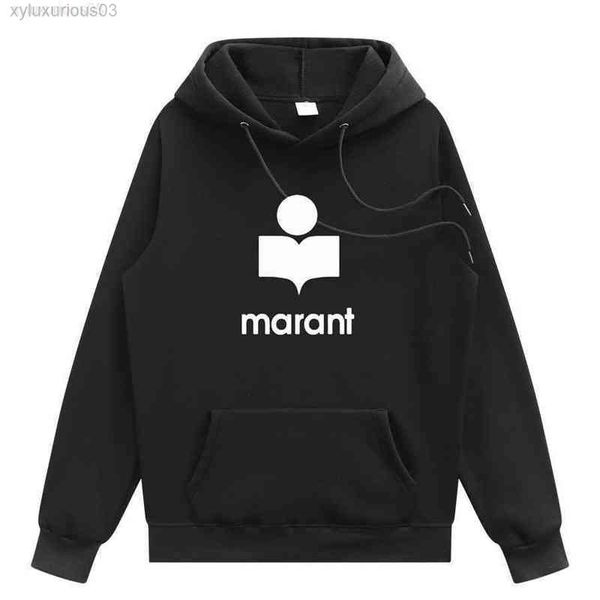 hoodie autumn and winter men's women's marant popular letter fleece printing cap personalized leisure long sleeve sweater, Black
hoodie autumn and winter men's women's marant popular letter fleece printing cap personalized leisure long sleeve sweater, Black