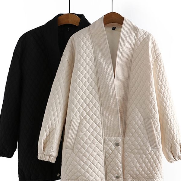 women s plus size outerwear coat s winter jackets with buttons loose plaid mid length cotton large cardigan autumn clothes 220922, Black
women s plus size outerwear coat s winter jackets with buttons loose plaid mid length cotton large cardigan autumn clothes 220922, Black