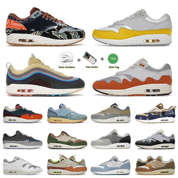 designer mens women running shoes max 1 87 tour yellow sean wotherspoon black white patta grey london cactus jack wheat men outdoor sports
designer mens women running shoes max 1 87 tour yellow sean wotherspoon black white patta grey london cactus jack wheat men outdoor sports