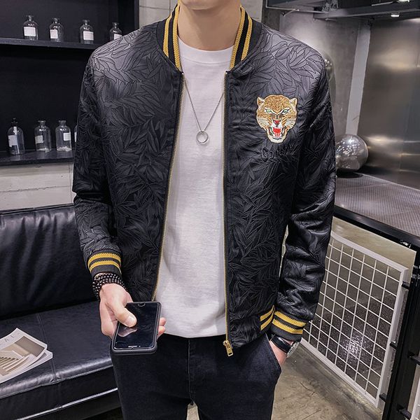 jacket men's coat 2022 autumn new trend version slim casual handsome young tiger embroidery man outerwear male overcoat clothes -4xl, Black;brown
jacket men's coat 2022 autumn new trend version slim casual handsome young tiger embroidery man outerwear male overcoat clothes -4xl, Black;brown