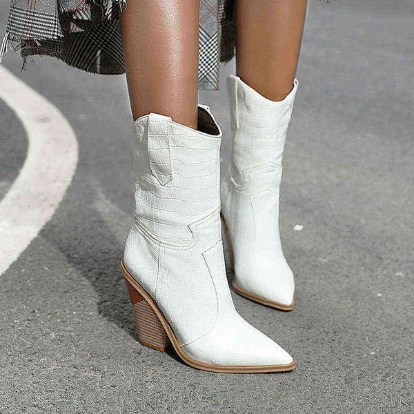 boots 2022 autumn women pu leather wedge high heel ankle winter cowboy fashion western woman denim shoes y2209, Black
boots 2022 autumn women pu leather wedge high heel ankle winter cowboy fashion western woman denim shoes y2209, Black