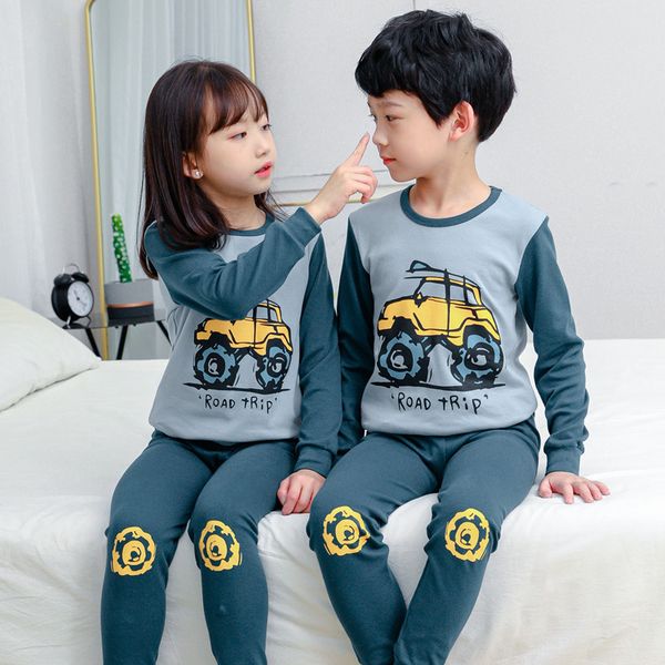 pajamas autumn kids set baby girls boys cartoon long sleeve t shirt and pants sleepwear for 4 6 8 10 12years 220922, Blue;red
pajamas autumn kids set baby girls boys cartoon long sleeve t shirt and pants sleepwear for 4 6 8 10 12years 220922, Blue;red