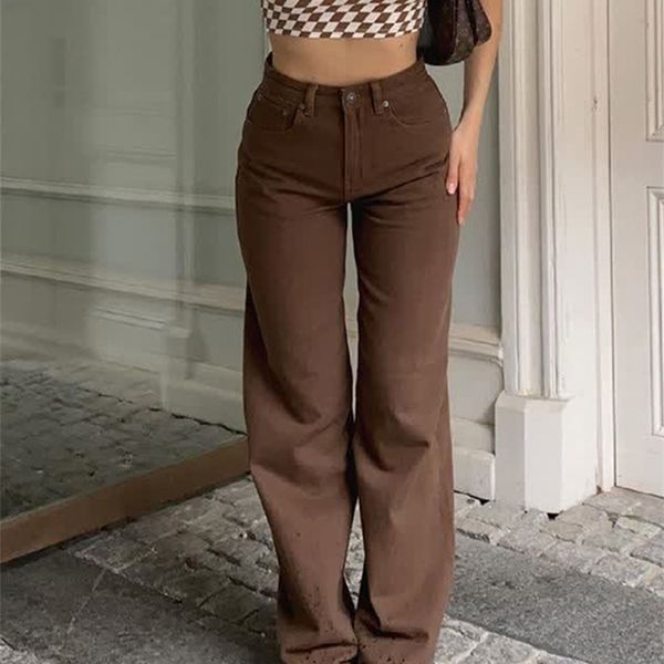 women's jeans carpenter in brown high waist loose straight leg women fashion y2k casual streetwear female pants baggy trouser 220921, Blue
women's jeans carpenter in brown high waist loose straight leg women fashion y2k casual streetwear female pants baggy trouser 220921, Blue