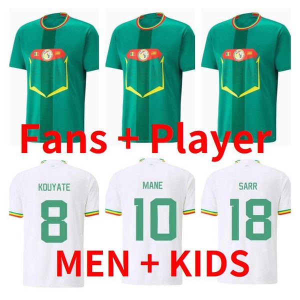 2023 senegal soccer jerseys national team diatta 22 23 koulibaly mendy sarr niang koulibaly gueye kouyate football shirts men kids kit fans, Black;yellow
2023 senegal soccer jerseys national team diatta 22 23 koulibaly mendy sarr niang koulibaly gueye kouyate football shirts men kids kit fans, Black;yellow