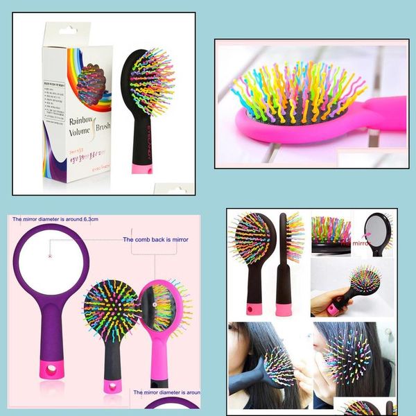 hair brushes wholesale selling rainbow volume anti-static magic hair curl straight mas comb brush styling tools the back i rimmer dhw0y, Silver
hair brushes wholesale selling rainbow volume anti-static magic hair curl straight mas comb brush styling tools the back i rimmer dhw0y, Silver