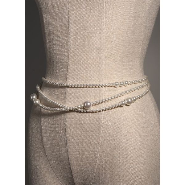 belly chains women's original designer pearl waist chain adjust long body belt on pants dress clothes accessories gift female harness f, Silver
belly chains women's original designer pearl waist chain adjust long body belt on pants dress clothes accessories gift female harness f, Silver