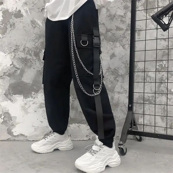 men's pants cargo pants men chains pocket punk black sweatpants gothic harajuku jogger trousers women clothing hiphop streetwear techwe
men's pants cargo pants men chains pocket punk black sweatpants gothic harajuku jogger trousers women clothing hiphop streetwear techwe