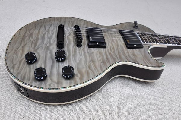 factory custom gray electric guitar with flower fret inlay ebony quilted maple veneer fretboard black hardwares offer customized
factory custom gray electric guitar with flower fret inlay ebony quilted maple veneer fretboard black hardwares offer customized