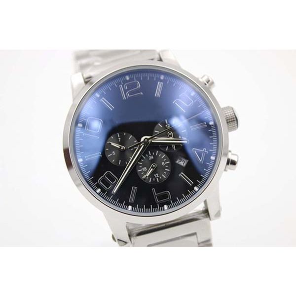new black dial automatic glass back silver stainless belt mens stainless pointer watch men sports timer wrist watchesver
new black dial automatic glass back silver stainless belt mens stainless pointer watch men sports timer wrist watchesver