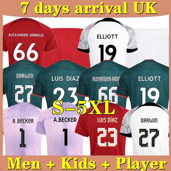 s-5xl soccer jerseys player diogo firminoluis diaz football shirts men kids kits uniforms 2022 23 alexander arnold darwin carvalho uniform s, Black;yellow
s-5xl soccer jerseys player diogo firminoluis diaz football shirts men kids kits uniforms 2022 23 alexander arnold darwin carvalho uniform s, Black;yellow