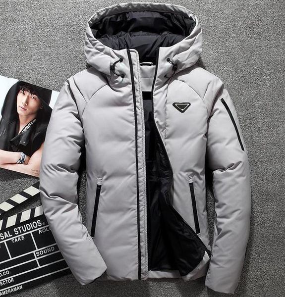 men's down parkas white duck jackets fashion casual hooded thickened warm outdoor sports outerwear, Black
men's down parkas white duck jackets fashion casual hooded thickened warm outdoor sports outerwear, Black