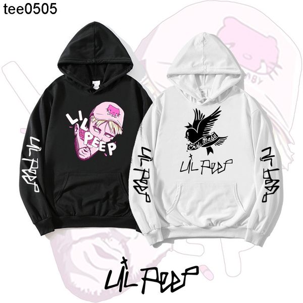 rapper lil peep new printing hoodies fashion long sleeve jacket for male and female couples around sweater, Black
rapper lil peep new printing hoodies fashion long sleeve jacket for male and female couples around sweater, Black