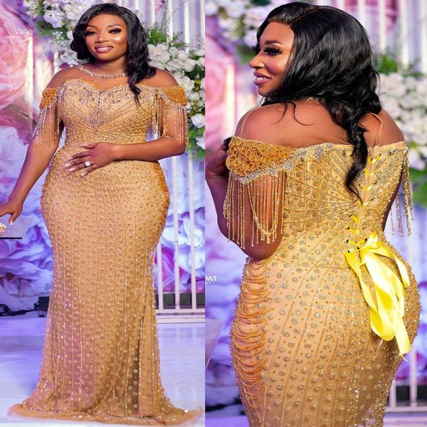 2022 arabic aso ebi gold mermaid prom dresses beaded crystals evening formal party second reception birthday engagement gowns dress zj707, Black
2022 arabic aso ebi gold mermaid prom dresses beaded crystals evening formal party second reception birthday engagement gowns dress zj707, Black