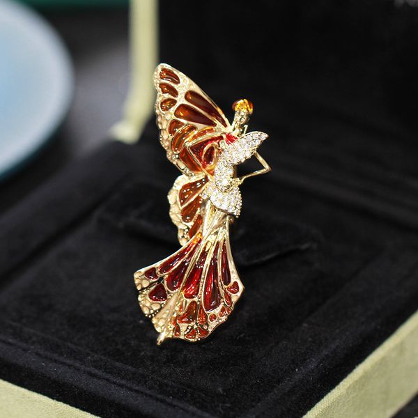 fashion two color drop glue butterfly fairy brooch high-end vintage modern girl pin ladies style, Gray
fashion two color drop glue butterfly fairy brooch high-end vintage modern girl pin ladies style, Gray