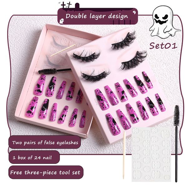 cross-border false eyelashes european and american high imitation mink hair nail eyelash beauty halloween combination set eyelash
cross-border false eyelashes european and american high imitation mink hair nail eyelash beauty halloween combination set eyelash