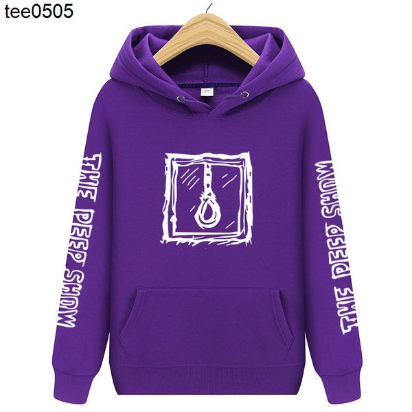 trend men's and women's new sweatshirts lil printing peep street hooded round neck sweater, Black
trend men's and women's new sweatshirts lil printing peep street hooded round neck sweater, Black