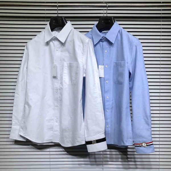 tb thom 2022 new shirts fashion men slim white long sleeve casual shirt cuff watch pattern oxford fabric solid clothing, White;black
tb thom 2022 new shirts fashion men slim white long sleeve casual shirt cuff watch pattern oxford fabric solid clothing, White;black