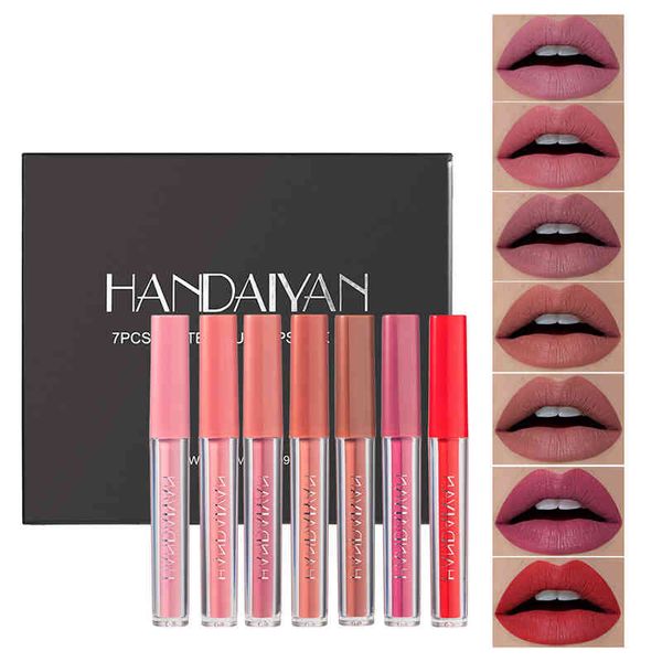 7 pcs/set 7 colors matte vlevet lip gloss moisturize non-stick cup not fade long lasting lipstick gift box makeup vtm tb1798
7 pcs/set 7 colors matte vlevet lip gloss moisturize non-stick cup not fade long lasting lipstick gift box makeup vtm tb1798