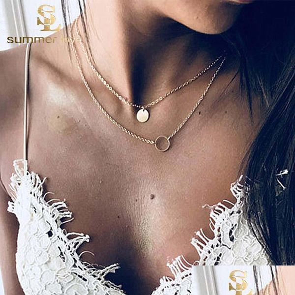 pendant necklaces new simple mtilayer chain tassel tiny clavicle choker necklaces for women sequins cute coin charm necklace fashion dh2m4, Silver
pendant necklaces new simple mtilayer chain tassel tiny clavicle choker necklaces for women sequins cute coin charm necklace fashion dh2m4, Silver