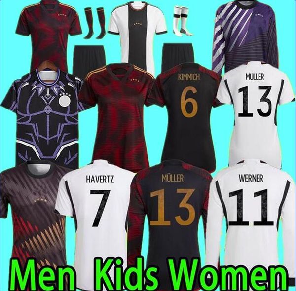 2022 soccer jerseys germanys werner muller football shirt t kroos gnabry kimmich reus german 22 23 men kids kit women uniform player versoin, Black;yellow
2022 soccer jerseys germanys werner muller football shirt t kroos gnabry kimmich reus german 22 23 men kids kit women uniform player versoin, Black;yellow