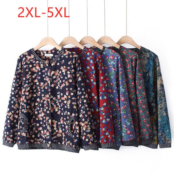 women s plus size outerwear coats spring autumn jacket for women large long sleeve loose pocket cotton linen floral print thin coat 3xl 4xl, Black
women s plus size outerwear coats spring autumn jacket for women large long sleeve loose pocket cotton linen floral print thin coat 3xl 4xl, Black
