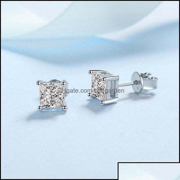 stud earrings jewelry princess cut 2ct diamond test passed rhodium plated 925 sier d color couple gift 220211 drop delive bdehome otztj, Golden;silver
stud earrings jewelry princess cut 2ct diamond test passed rhodium plated 925 sier d color couple gift 220211 drop delive bdehome otztj, Golden;silver