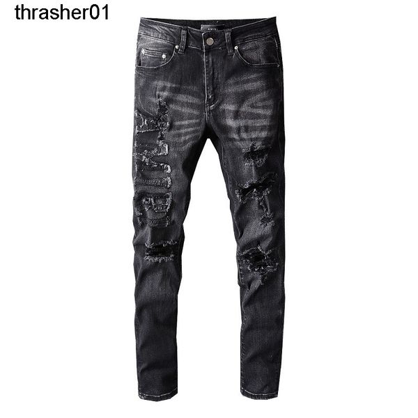 new men's jeans amirs casual out streetwear fashion brand men's jeans, Blue
new men's jeans amirs casual out streetwear fashion brand men's jeans, Blue