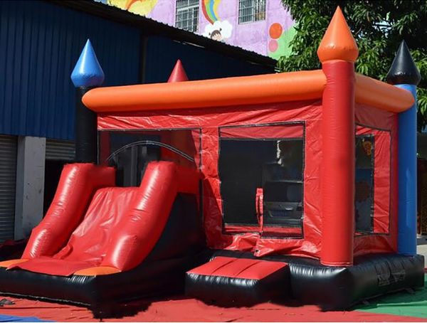outdoor games & activities bounce house with a slide kids castle playground