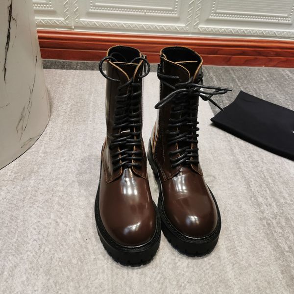 genuine leather martin boots luxury designer combat boot lace-up shoes women platform rounded toe chelsea ankle booties factory footwear, Black
genuine leather martin boots luxury designer combat boot lace-up shoes women platform rounded toe chelsea ankle booties factory footwear, Black