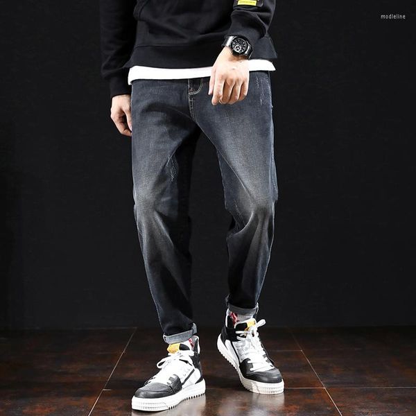 men's pants japan style spring summer men harem jeans en's wear casual skinny loose-fit long denim, Black
men's pants japan style spring summer men harem jeans en's wear casual skinny loose-fit long denim, Black
