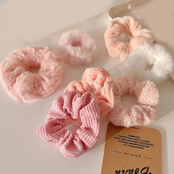 pink series furry elastic rubber bands fashion plush scrunchies hair accessories for women knitting ponytail holder hair rope, Slivery;white
pink series furry elastic rubber bands fashion plush scrunchies hair accessories for women knitting ponytail holder hair rope, Slivery;white