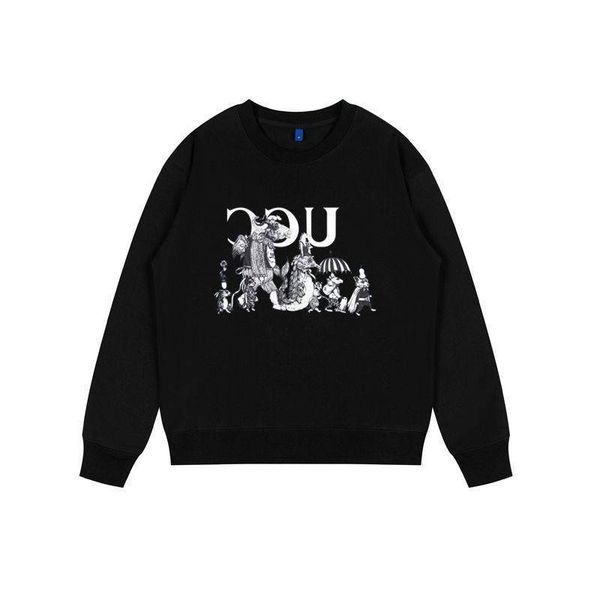 luxury brand classic pullover autumn and winter fashion cartoon letter print sweater for men and women black
luxury brand classic pullover autumn and winter fashion cartoon letter print sweater for men and women black