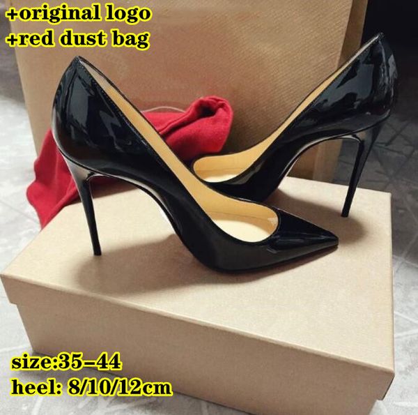 2022 new women's high heels shoes pointed suede red shiny bottom pumps fashionable temperament shallow wedding shoes with red dust bag, Black
2022 new women's high heels shoes pointed suede red shiny bottom pumps fashionable temperament shallow wedding shoes with red dust bag, Black