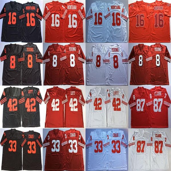 33 roger craig retro football jersey 42 ronnie lott 16 joe montana dwight clark steve young black red white ncaa jerseys stitched mens276o
33 roger craig retro football jersey 42 ronnie lott 16 joe montana dwight clark steve young black red white ncaa jerseys stitched mens276o