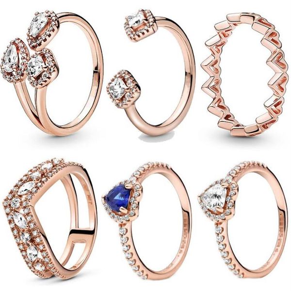 2021 spring pandora ring 925 sterling silver rose golden love shaped hollow out gem rings original fashion diy charms jewelry for 2608, Slivery;golden
2021 spring pandora ring 925 sterling silver rose golden love shaped hollow out gem rings original fashion diy charms jewelry for 2608, Slivery;golden