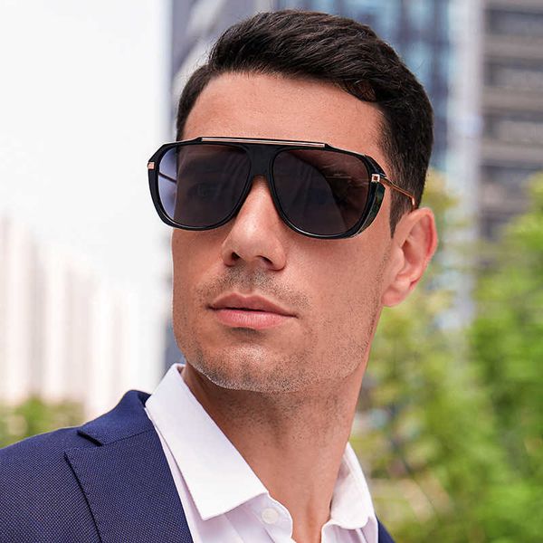 sunglasses 2022 steampunk mens shades large frame sunglasses, White;black
sunglasses 2022 steampunk mens shades large frame sunglasses, White;black