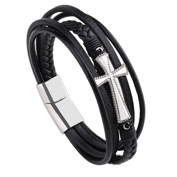 classic fashion designer jewelry bangles nail bracelets original hand woven bracelet cross multi layer men stainless steel leather rope whol, Golden;silver
classic fashion designer jewelry bangles nail bracelets original hand woven bracelet cross multi layer men stainless steel leather rope whol, Golden;silver