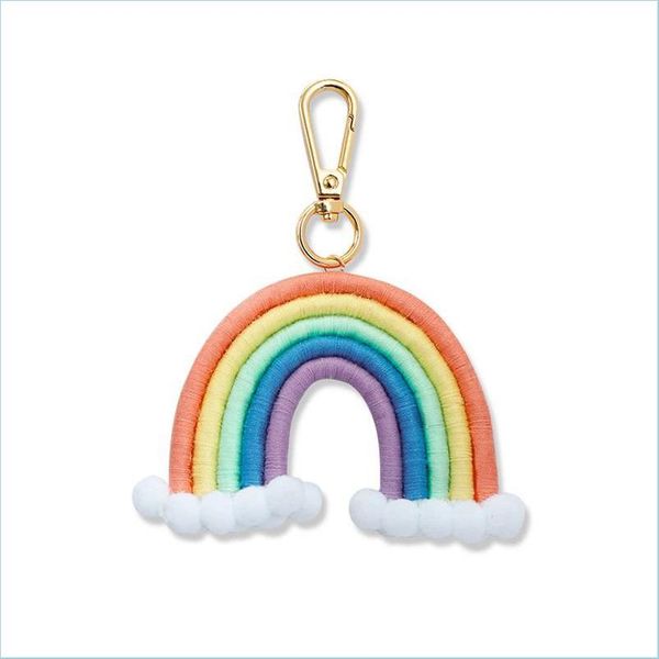 key rings weaving rainbow keychains for women boho handmade key holder keyring rame bag charm car hanging jewelry gifts dhseller2010 dh56n, Slivery;golden
key rings weaving rainbow keychains for women boho handmade key holder keyring rame bag charm car hanging jewelry gifts dhseller2010 dh56n, Slivery;golden