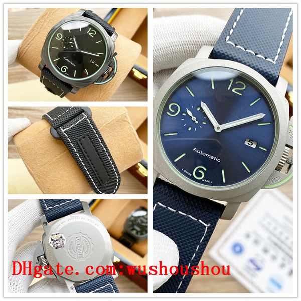 2022 pam watches marina luminor joker sports 2555 movement black wristwatches luxury men boss brand nylon strap mens watch d10080
2022 pam watches marina luminor joker sports 2555 movement black wristwatches luxury men boss brand nylon strap mens watch d10080