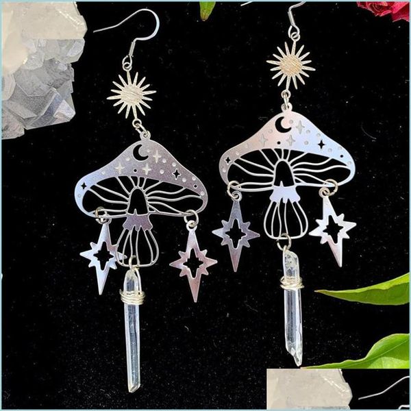 dangle chandelier dangle chandelier mushroom earrings hypoallergenic fairy jewelry natural crystal irregar white transpar bdedome dhxsx, Silver
dangle chandelier dangle chandelier mushroom earrings hypoallergenic fairy jewelry natural crystal irregar white transpar bdedome dhxsx, Silver