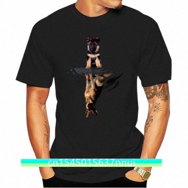 men's t-shirts men t shirt german shepherd love women t-shirt k6zz#, White;black