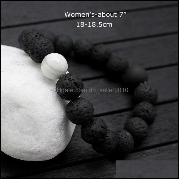 beaded strands lava stone delicate natural beaded bracelet for men lover adjustable size bodhi beads jewelry gift drop delivery 2021 dhim0, Black
beaded strands lava stone delicate natural beaded bracelet for men lover adjustable size bodhi beads jewelry gift drop delivery 2021 dhim0, Black