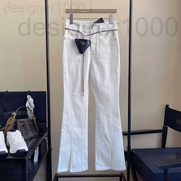 women's jeans designer fashionable widened waist seal design slit bag chain decoration high horn jeans fashion slim trousers a2ur, Blue
women's jeans designer fashionable widened waist seal design slit bag chain decoration high horn jeans fashion slim trousers a2ur, Blue