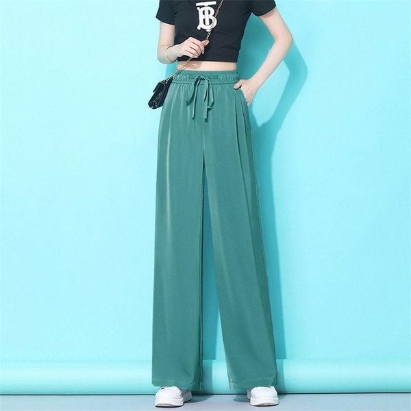 women's pants capris women's simple highwaisted wideleg pants summer women's casual allmatch loose thin section mopping strai, Black;white
women's pants capris women's simple highwaisted wideleg pants summer women's casual allmatch loose thin section mopping strai, Black;white